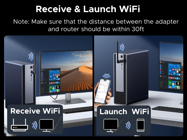 wifi adapter usb wifi 6 adapter for desktop pc ax900 ac650 wifi dongle usb2.0 wireless adapter