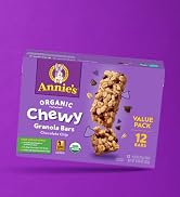 Annies Organic Chewy Granola Bars, Chocolate Chip, 12 ct
