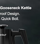 gooseneck electric kettle tea coffee stainless steel water boiler ultra fast boil rapid heating