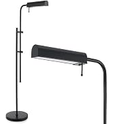 VONLUCE 65” Adjustable LED Floor Lamp with Rotatable Shade, Industrial Design for Reading, Dimmab...