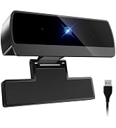 Diccik 1080P Webcam with Microphone, Full HD Video Calling Web Camera, HD Light Correction Stream...