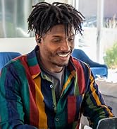 Model wearing true wireless earbuds