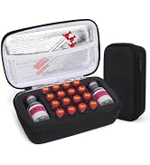 KNOCKO 2x30ml & 16x3ml Insulin Travel Case, Reliable Peptide Case for Fridge, Fits Portable Insul...