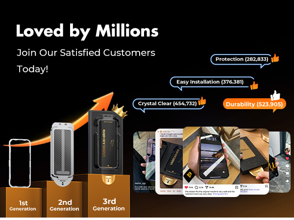 UNBREAKcable iPhone 17 Pro Max Screen Protector Tempered Glass