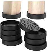Furniture Coasters, Furniture Caster Cups - Non Slip Furniture Pads Hardwoods Floors - Non Skid F...