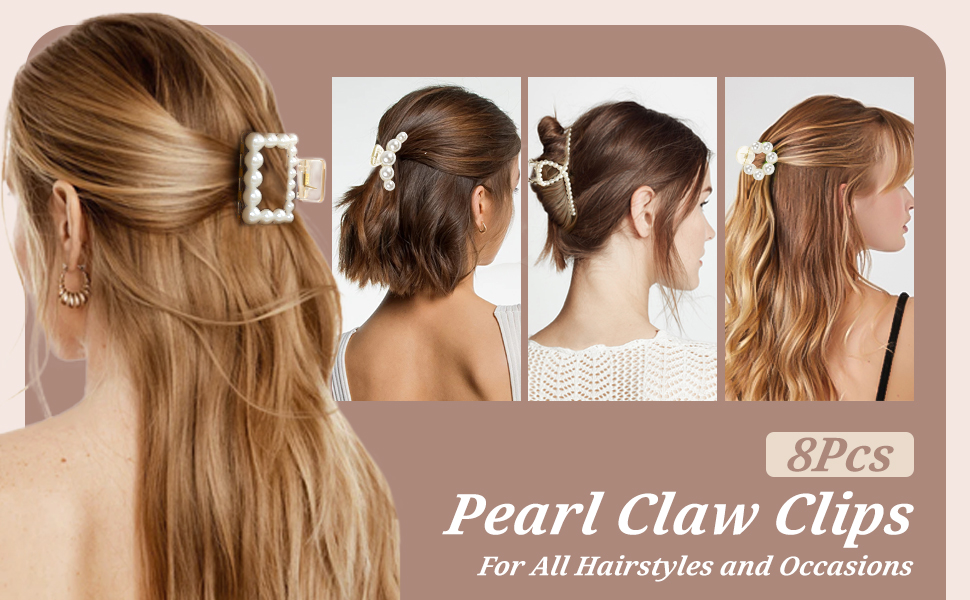 Pearl Claw Clip