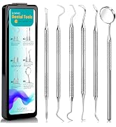CATACC PRO Dental Tools, Dental Pick for Teeth Cleaning, Stainless Steel Hygiene Kit with Tooth S...