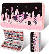 Gurgitat for Nintendo Switch 2 Game Case - Cute Cartoon with 24 Game Holder Slots and 24 SD Micro...