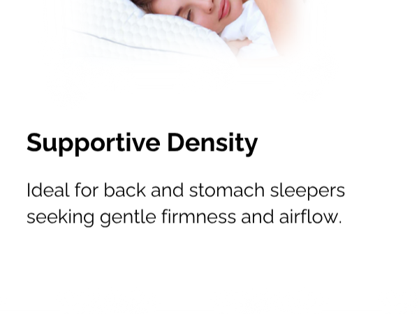 Adjustable loft pillow, medium support pillow, down alternative, comfortable sleep pillow