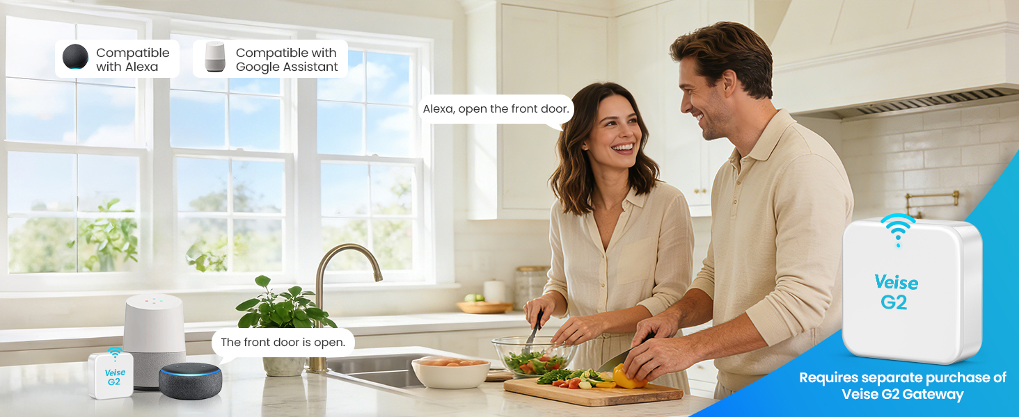 Add a G2 gateway for Voice Control: Works with Alexa, Google Assistant