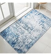 Ruggnovea Area Rug 3x5 Machine Washable Rug Vintage Traditional Floor Cover Foldable Thin Retro I...