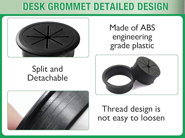 cable hole grommet cable covers wire hiders for desk