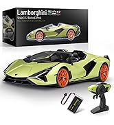 MIEBELY Lamborghini Remote Control Car, 1:12 Scale Lambo Rc Cars 7.4V 900mAh Officially Licensed ...