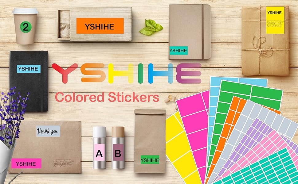 colored labels
