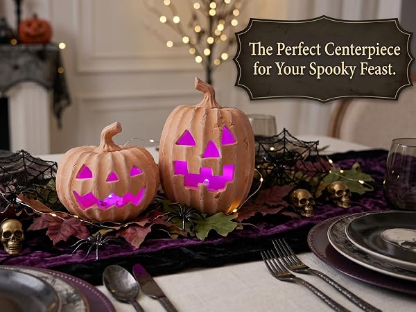 Jack-o'-lantern lights