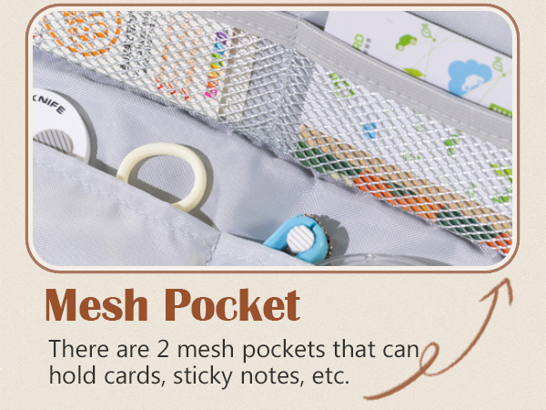 8 elastic pen slots