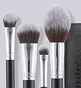 ENERGY Makeup Brush Set Premium Foundation,Bronzer,Blush,Concealer,Eyeshadow Contour with Liquid ...