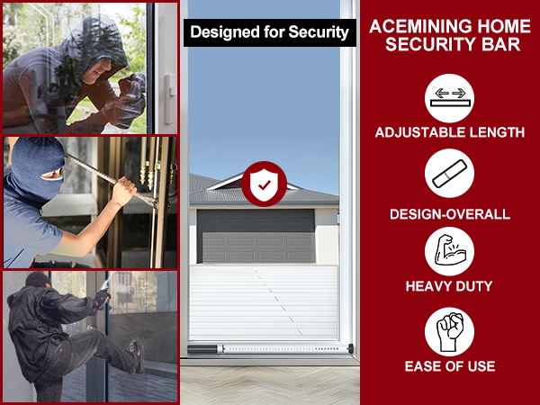 sliding door security bar