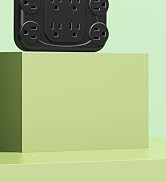DEPOW Surge Protector Power Strip, 6.5FT Long Flat Plug Extension Cord with 22 AC Outlets (1875W/...