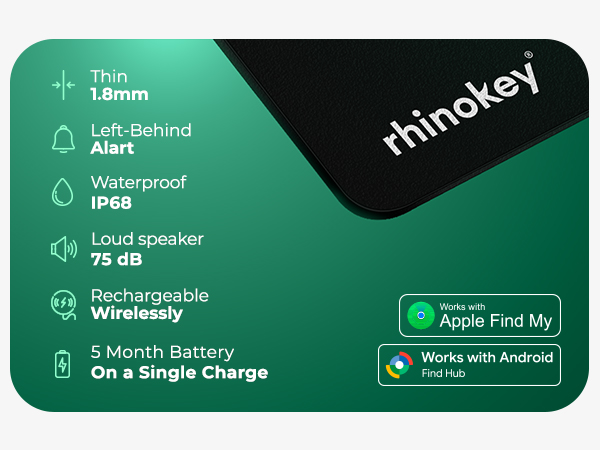wireless Rechargeable thin waterproof loud speaker smart wallet tracking card