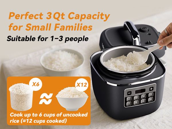 Expertly designed for 1-2 person households, making meal prep simple, fast, and healthy.