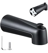 Enhon 7 Inch Slip on Tub Spout with Diverter, Compatible with Moen 3839/Moen 3853, Bathtub Divert...