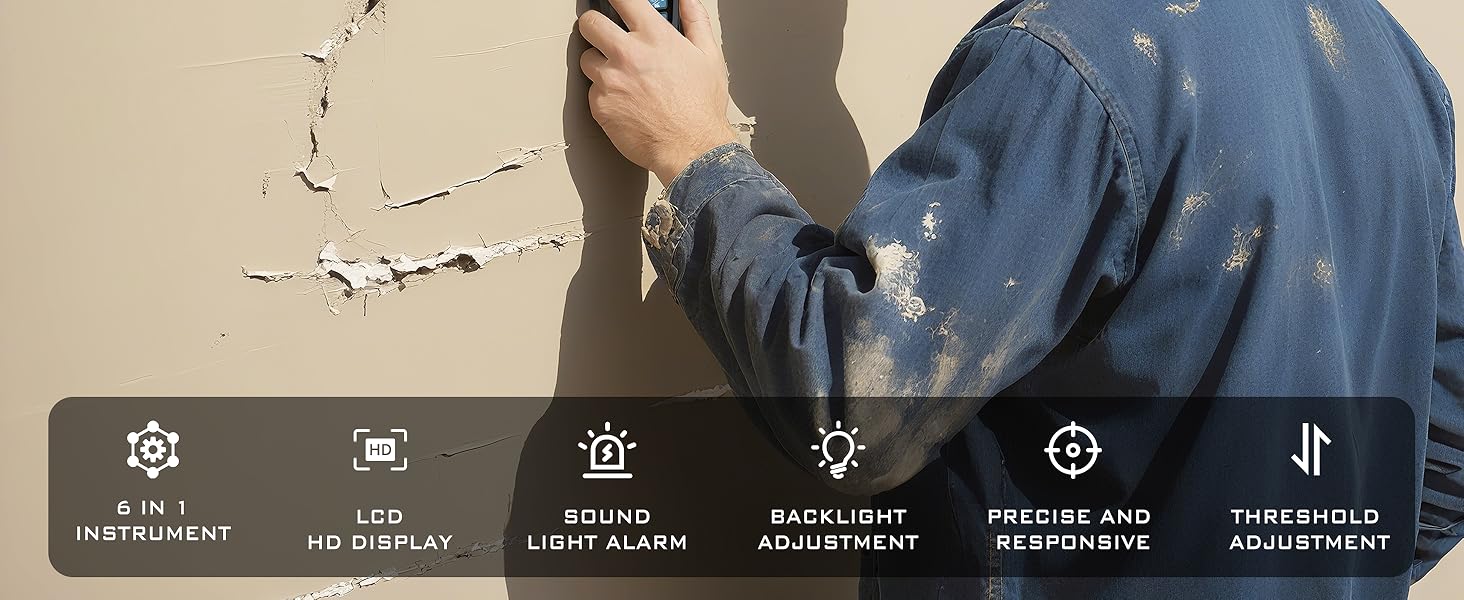 Inductive moisture detector