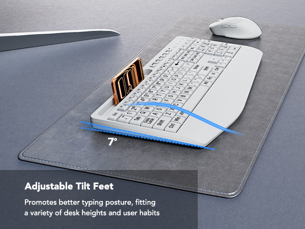 adjustable tilt feet