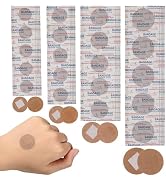 DOITOOL Breathable Dot Bandages 100Pcs Large Round Fabric Adhesive Patches for Fingertips and Joi...