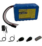 youchen 24V 10400mAh Rechargeable Lithium ion Battery Pack with Charger,Rechargeable Li-ion Batte...