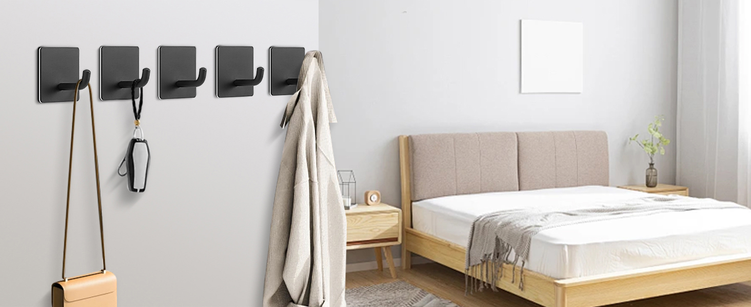 304 Stainless Steel Self Sticky Wall Hooks