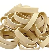 Tactical Rubber Bands #84 (3 1/2'' x 1/2''), 50 Pcs Thick Wide Strong Large Heavy Duty Rubber Ban...