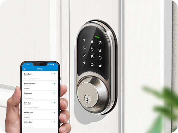 keyless entry door lock