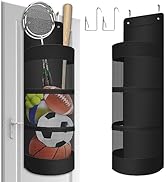Boczif Hanging Organizer, Over The Door Hanging Sports Equipment and Ball Storage, Garage Sports ...