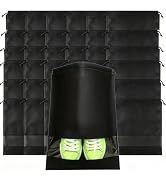 MEEZY 36 Pcs Black Shoe Bags for Travel Storage Packing Sneakers Beach | 12.6x17.3 in Large Draws...