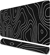 Mouse Pad Gaming, 31.5" x 15.7" Large Extended Mousepad with Stitched Edge, Waterproof Surface & ...