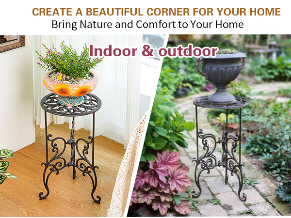 metal tiered plant stand