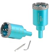 1-1/4 Inch Diamond Hole Saw Bits with Pilot Drill Bit, Diamond Tipped Tile Hole Saws, Dry/Wet Use...