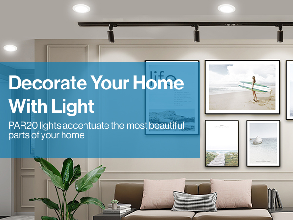 Decorate your home with light