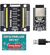 Lonely Binary ESP32 Gold Edition with Breakout Board/PinPulse Shield WiFi Bluetooth Development B...