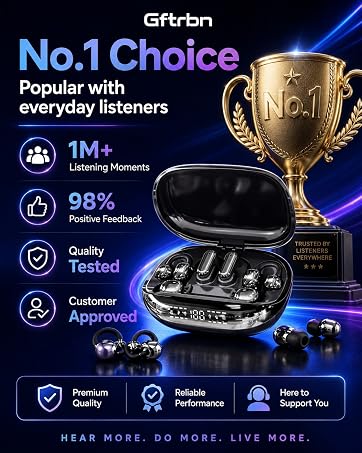 6-in-1 Smart Wireless Earbuds