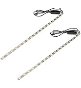 CNZTHDY 2PCS 3D Printer LED Light Strip Kit for Bambu Lab A1, with 780mm Length Cable 380mm LED L...