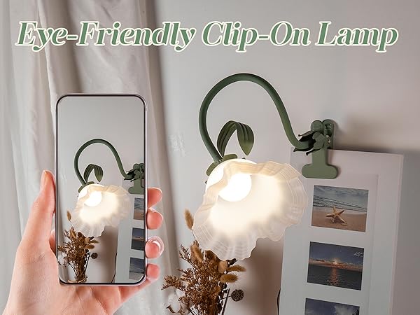 clip lamp for bed headboard clip light for dorm bed cute reading lamp bed clip lamp