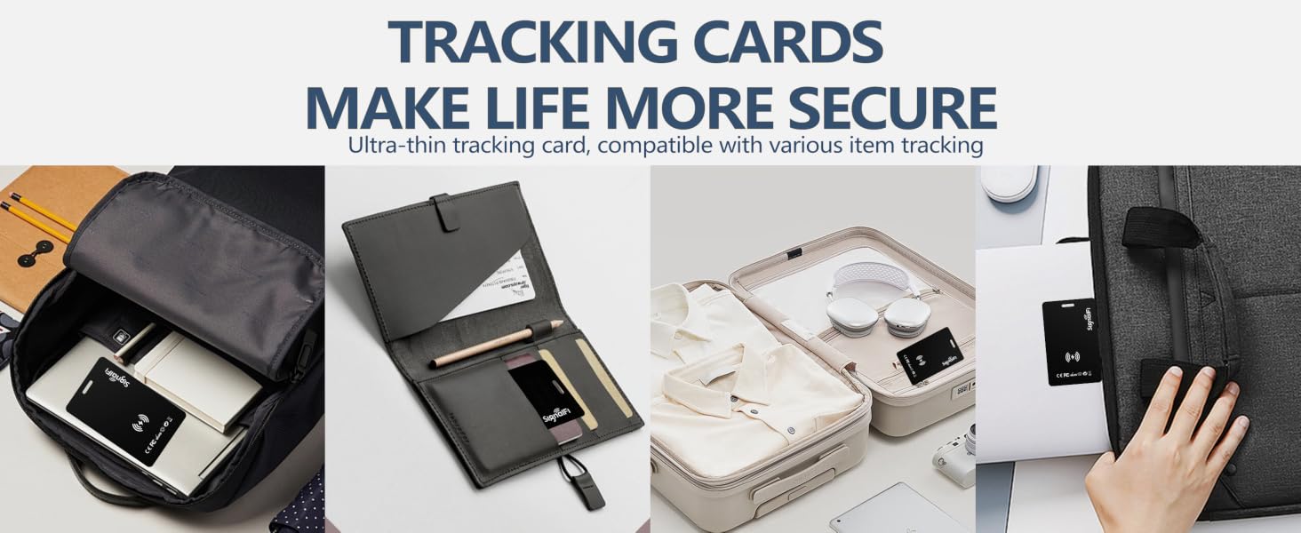 Tracking cards make life more secure.
