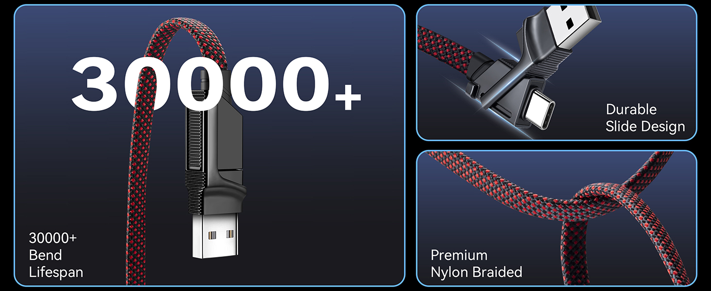 4 in 1 charging cable