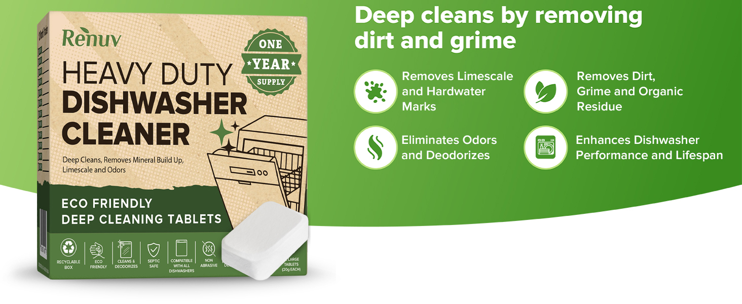 dishwasher cleaner and deodorizer