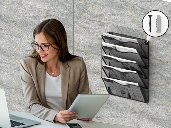 BOHDK Wall Organizer 5 Pockets