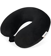 SAIREIDER Travel Pillow 100% Pure Memory Foam Travel Neck Pillow, Airplane Pillow for Traveling?C...