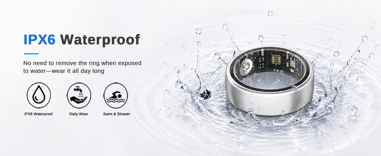 waterproof smart ring