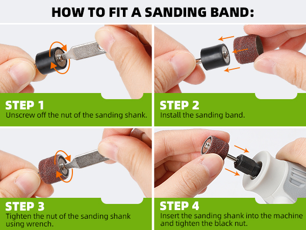 Huepar Tools RT510 Rotary Tool Accessories Kit